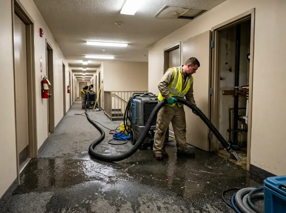 multi-unit-apartment-hallway-f-005 — frequently asked questions, Emergency Burst Pipe Water Extraction & Removal in Milwauki…